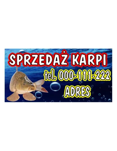 BANER SPRZEDAŻ KARPI RYBY ŚWIĄTECZNE