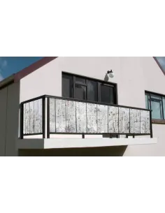 OSŁONA BALKONOWA mata na balkon siatkę kwiaty