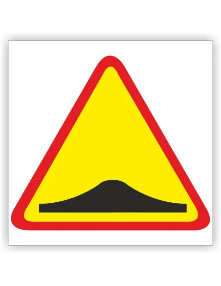 Znak drogowy Tablica informacyjna A-11a próg zwalniający - znak ostrzegawczy 60x60 cm
