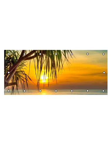 OSŁONA BALKONOWA na balkon widok las drzewa