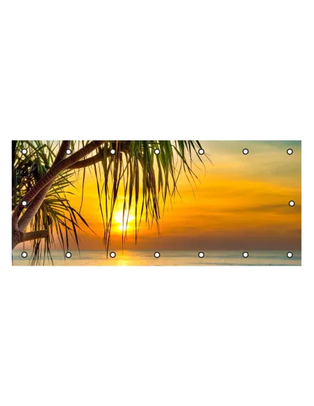 OSŁONA BALKONOWA na balkon widok las drzewa