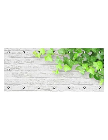 OSŁONA BALKONOWA na balkon kwiaty cegły liście