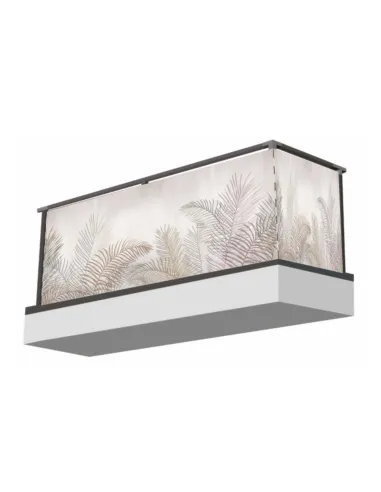 Mata balkonowa OSŁONA piękny nadruk roślinny motyw