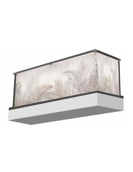 Mata balkonowa OSŁONA piękny nadruk roślinny motyw