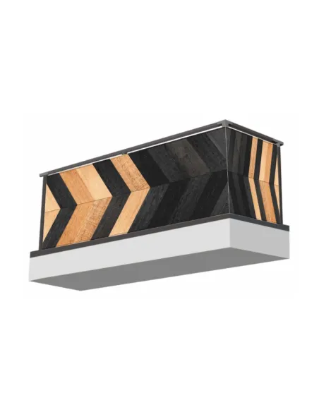 Osłona balkonowa dekoracja deski dechy DREWNO tani