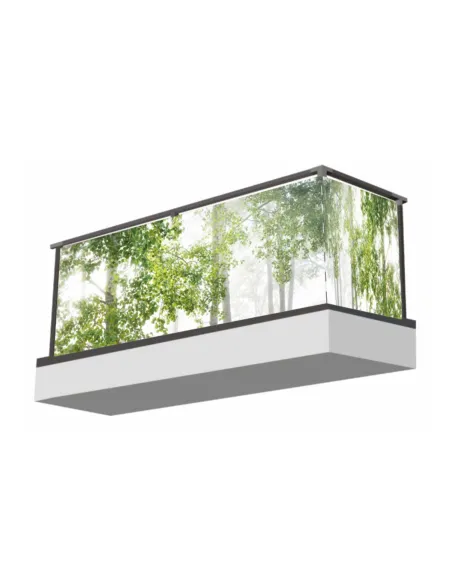 Osłona balkonowa LAS W SŁOŃCU brzozy drzewa TRWAŁA