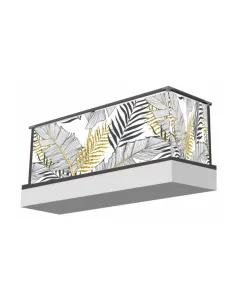 Osłona balkonowa na barierkę palmy liście rośliny