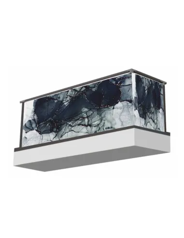 Osłona na balkon barierkę MARMUR KAMIENIE trwała