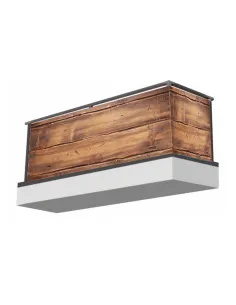 OSŁONA na balkon deski DREWNO siatka pod wymiar