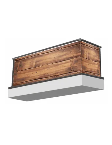 OSŁONA na balkon deski DREWNO siatka pod wymiar