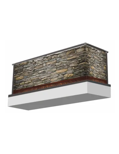 Osłona na balkon kamienie NATURA trwała piaskowiec