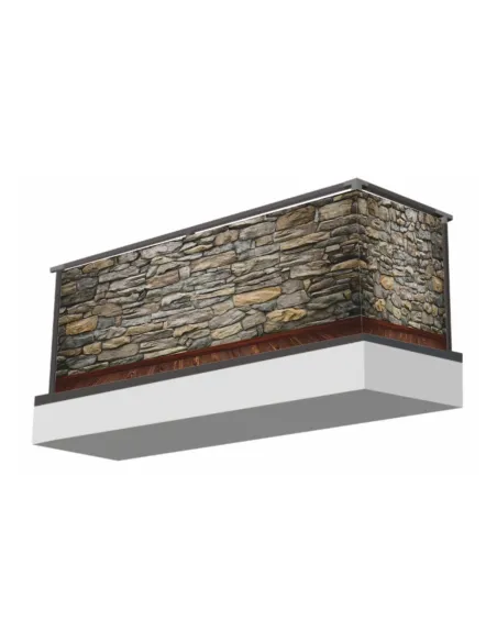 Osłona na balkon kamienie NATURA trwała piaskowiec