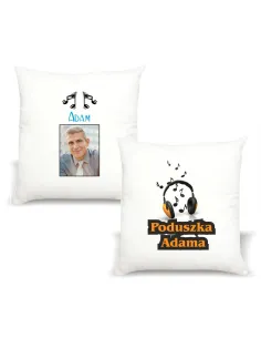 Poduszka z imieniem zdjęcie PREZENT NUTY MUZYKA