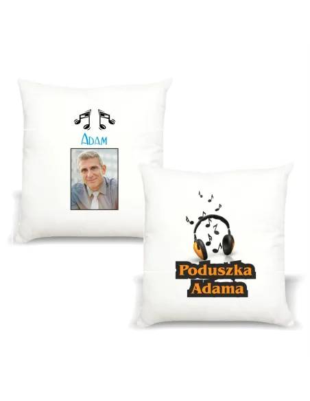 Poduszka z imieniem zdjęcie PREZENT NUTY MUZYKA