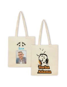 Torba z nadrukiem zdjęciem PREZENT NUTY MUZYKA