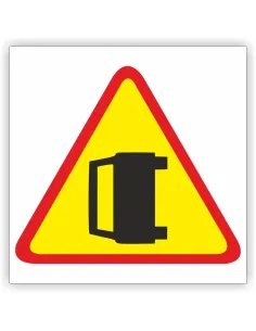 Znak drogowy Tablica informacyjna A-34 wypadek drogowy - znak ostrzegawczy 60x60 cm