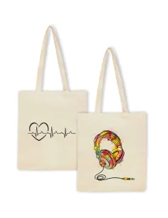 Torba z nadrukiem PREZENT SERCE LINIA ŻYCIA