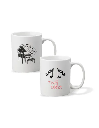 Kubek z nadrukiem PREZENT NUTY FORTEPIAN