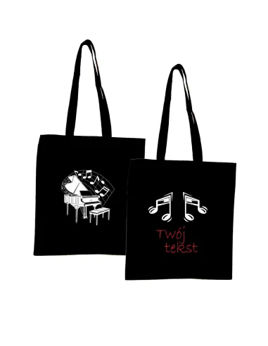 Torba z nadrukiem PREZENT NUTY FORTEPIAN