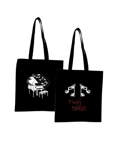 Torba z nadrukiem PREZENT NUTY FORTEPIAN
