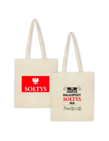 Torba z nadrukiem PREZENT NAJLEPSZY SOŁTYS