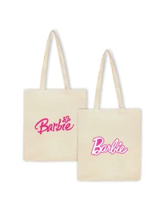 Torba z nadrukiem napis PREZENT BARBIE dla kobiety koleżanki