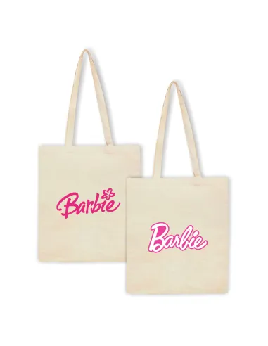 Torba z nadrukiem napis PREZENT BARBIE dla kobiety koleżanki