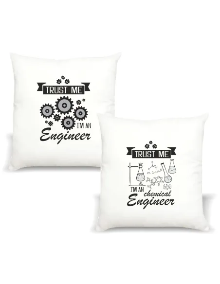 Poduszka z nadrukiem PREZENT dla inżyniera TRUST ME