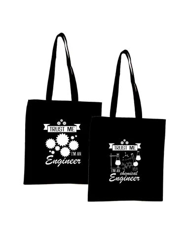 Torba z nadrukiem napis PREZENT TRUST ME