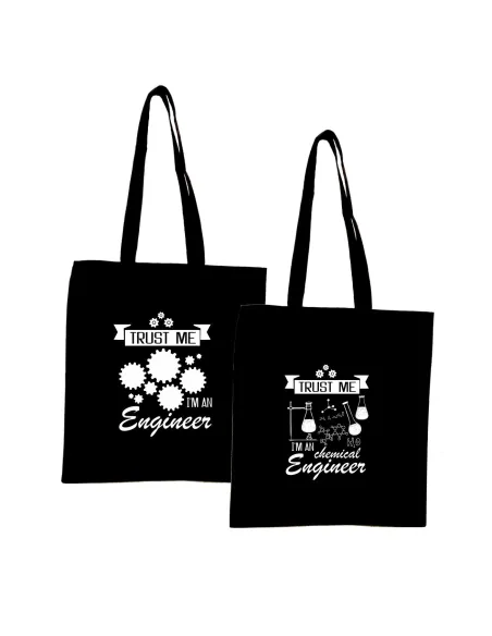 Torba z nadrukiem napis PREZENT TRUST ME