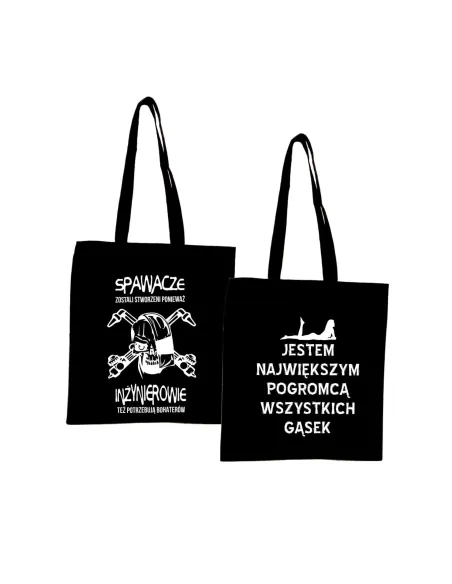 Torba z nadrukiem napis PREZENT dla SPAWACZA