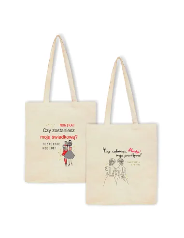 Eko Torba Prośba o świadkowanie z imieniem PREZENT dla ŚWIADKOWEJ