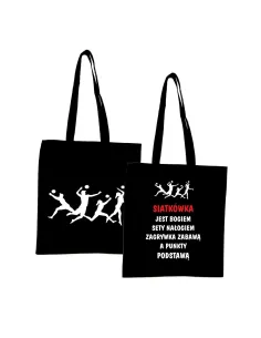 Eko Torba Gadżet Kibica Siatkówki z nadrukiem PREZENT SPORT SIATKÓWKA