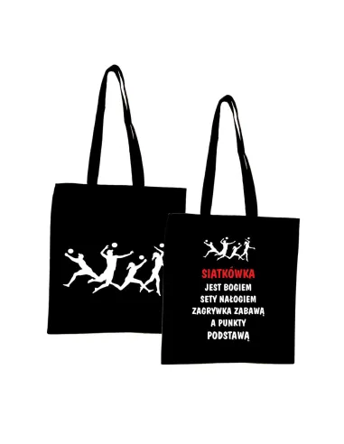 Eko Torba Gadżet Kibica Siatkówki z nadrukiem PREZENT SPORT SIATKÓWKA