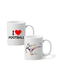 Kubek z nadrukiem PREZENT SPORT I LOVE FOOTBALL
