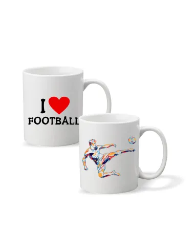 Kubek z nadrukiem PREZENT SPORT I LOVE FOOTBALL