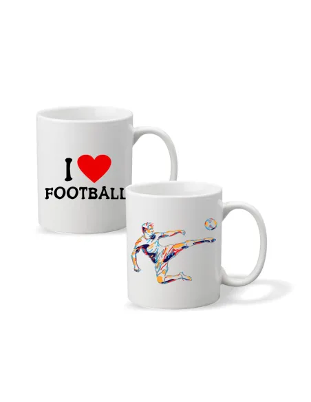 Kubek z nadrukiem PREZENT SPORT I LOVE FOOTBALL