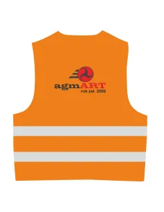 Kamizelki odblaskowe z nadrukiem tył 50 szt.