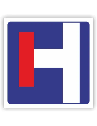 Znak drogowy Tablica informacyjna D4c wjazd na drogę bez przejazdu -znak informacyjny 30x30 cm