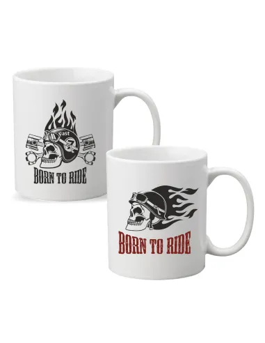 Kubek Prezent dla motocyklisty z nadrukiem PREZENT BORN TO RIDE