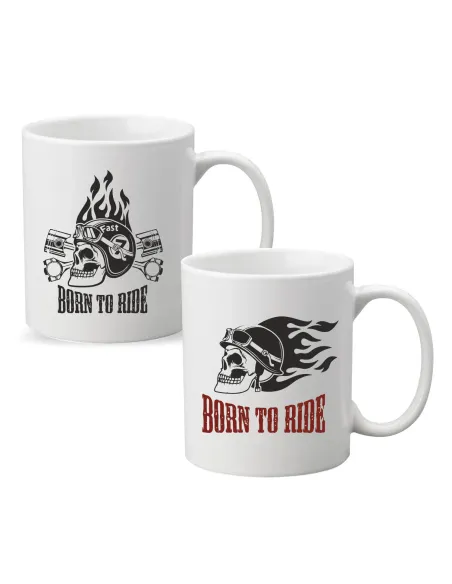 Kubek Prezent dla motocyklisty z nadrukiem PREZENT BORN TO RIDE