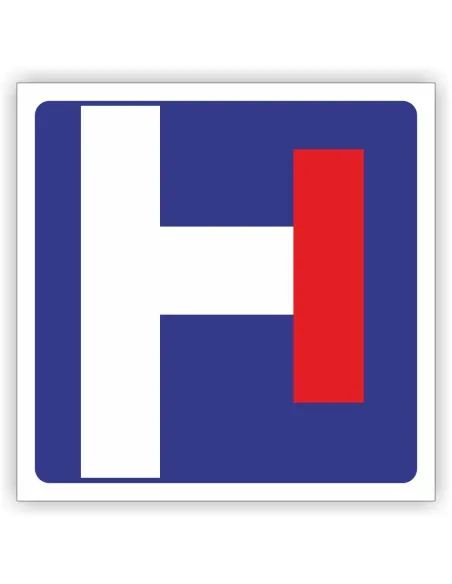 Znak drogowy Tablica informacyjna D4b wjazd na drogę bez przejazdu -znak informacyjny 60x60 cm