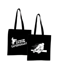 Eko Torba z nadrukiem napis LUBIĘ ZAPIERDALAĆ dla klubu motocyklistów