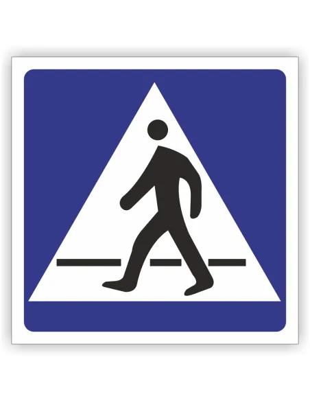 Znak drogowy Tablica informacyjna D6 przejście dla pieszych -znak informacyjny 60x60 cm