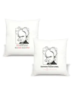 Poduszka z nadrukiem PREZENT ARTHUR SCHOPENHAUER