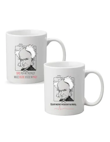 Kubek z nadrukiem PREZENT ARTHUR SCHOPENHAUER