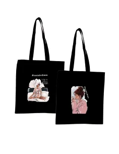 Eko Torba z nadrukiem PREZENT dla DZIEWCZYNY koleżanki przyjaciółki