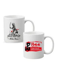 Kubek Patriotyczny Polska Husaria 1944 Powstanie Warszawskie z nadrukiem HISTORIA POLSKA DUMA