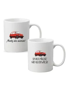 Kubek z nadrukiem PREZENT MAŁY ALE WARIAT