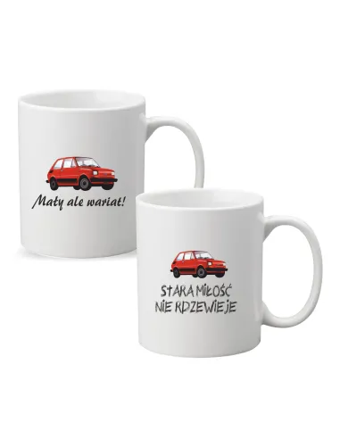 Kubek z nadrukiem PREZENT MAŁY ALE WARIAT